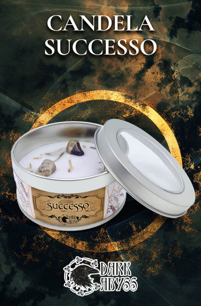 Profumo di successos con candele profumate in un contenitore elegante.