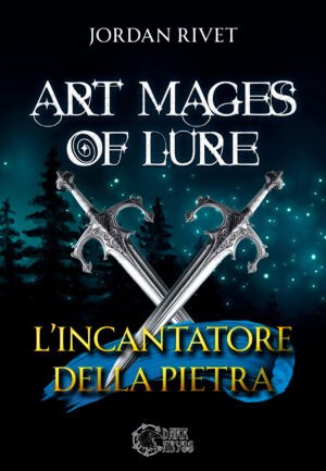Staffe di spade ornate di dettagli, simbolo di fantasy oscuro e avventura.
