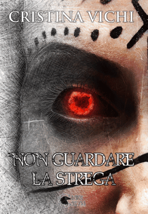 Occhio inspiegabile con pupilla rossa in copertina di Dark Abyss.