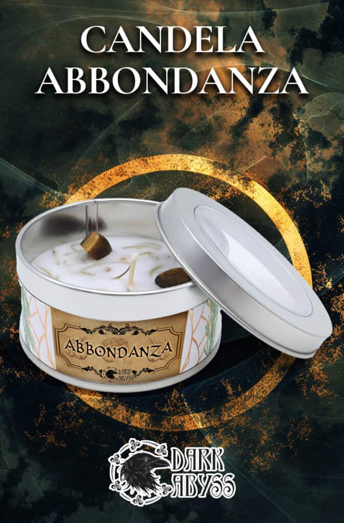 Candela Abbondanza candela profumata Dark Abyss.