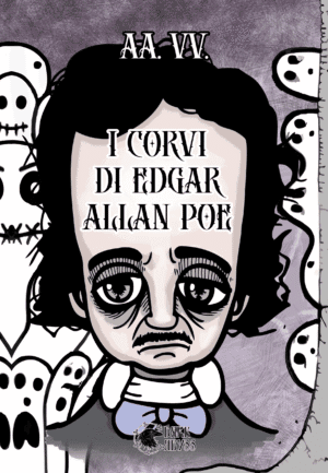 Morto di Edgar Allan Poe, illustrazione dark e gotica, copertina darkabyss edizioni, letteratura horror, dark fantasy.