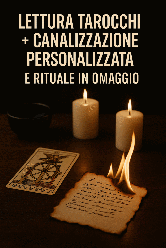 Tarocchi di Lettura e Rituali personalizzati, magia e spiritualità dark. Dark Abyss edizioni.
