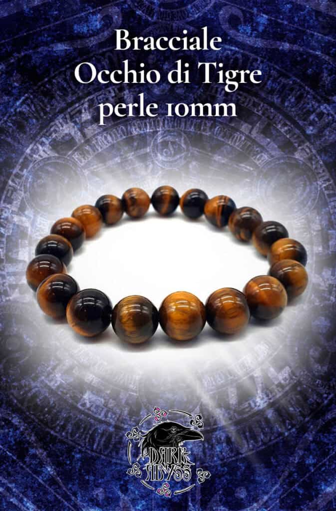 Bracciale Occhio di Tigre pietre IOMM.