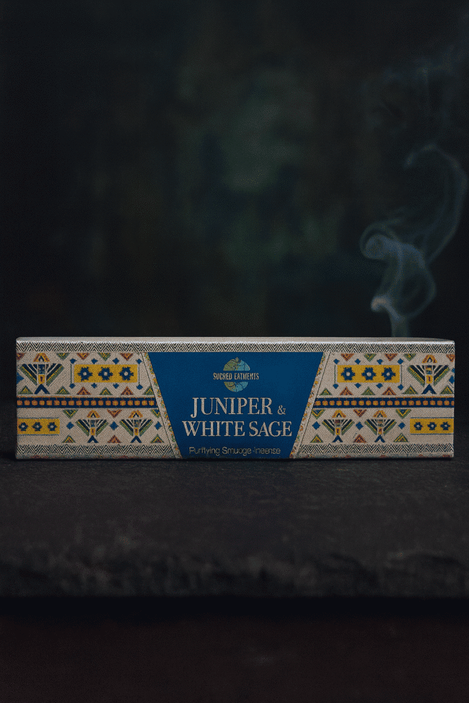 Juniper e salvia bianca incenso puro fumante atmosfera rilassante dark abyss edizioni.