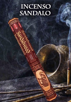 Incenso Sandalo naturale, aromatico, ideale per meditazione e relax.