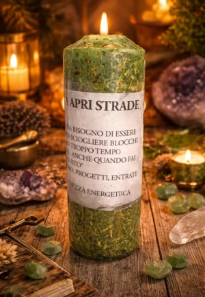 CANDELA RITUALIZZATA APRI STRADE
