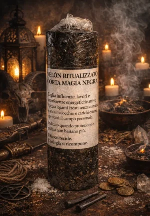 CANDELA RITUALIZZATA CONTRO LAVORI ATTIVI DI MAGIA NERA