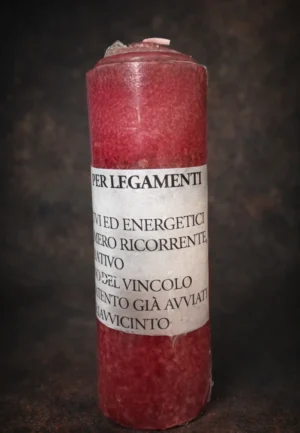 CANDELA RITUALIZZATA PER LEGAMENTI