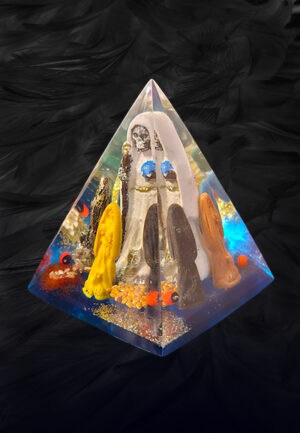 PIRAMIDE RITUALE DELLA SANTA MUERTE BIANCA