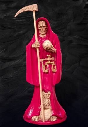 SANTA MUERTE STATUA GRANDE REALIZZATA A MANO
