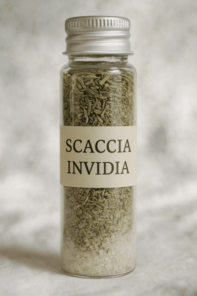 Fiocina di incenso invia da erbe naturali in barattolo di vetro.