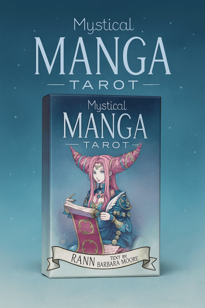 Manga Tarot Mystic comic book cover with a fantastical character illustration.